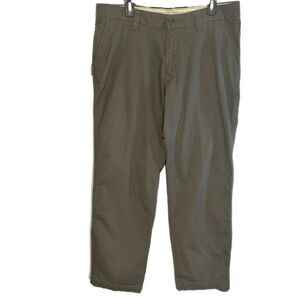 Columbia Sportswear Company Men’s 36x32 Straight Leg Green/Gray Work Cargo Pants